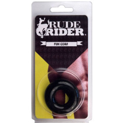 Rude Rider Cockring souple Fat Stretchy Noir